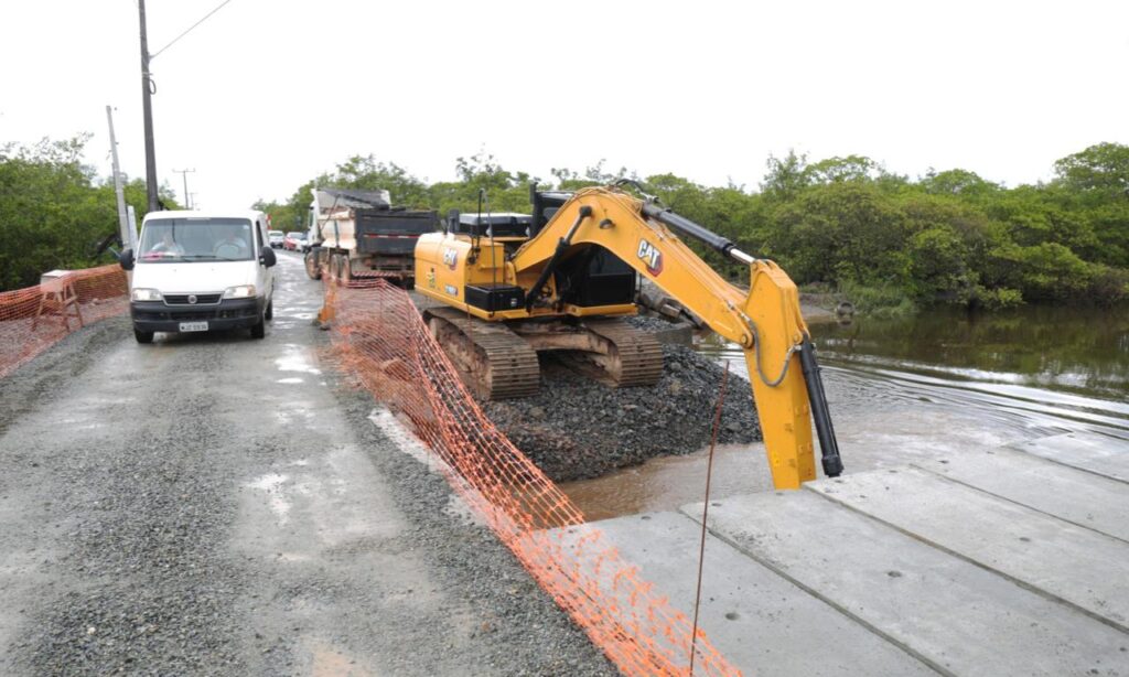 Obra da travessia do Morro do Amaral está 80% concluída