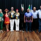 Secult, Liga e Escolas de Samba reunidos no lançamento do Carnaval de Joinville