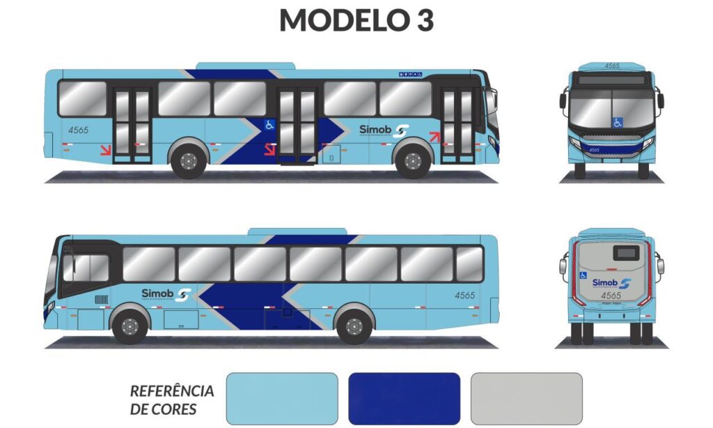 Joinvilenses definem novo layout dos ônibus do transporte coletivo de Joinville