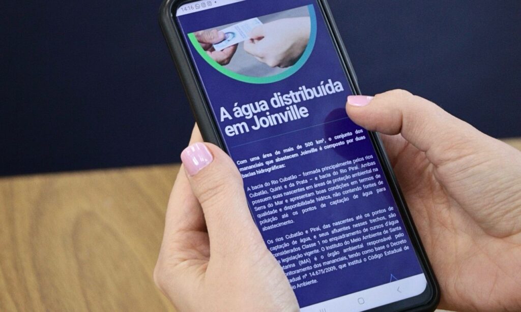 Águas de Joinville divulga Relatório Anual de Qualidade da Água 2023