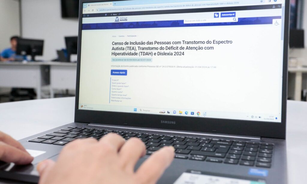 Prefeitura de Joinville realiza Censo de Inclusão das Pessoas com TEA, TDAH e Dislexia
