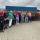 Equipe que participou do mutirão