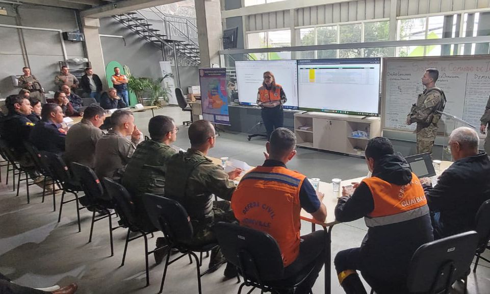 Servidores da Prefeitura de Joinville trabalham integrados aos profissionais do município de Guaíba