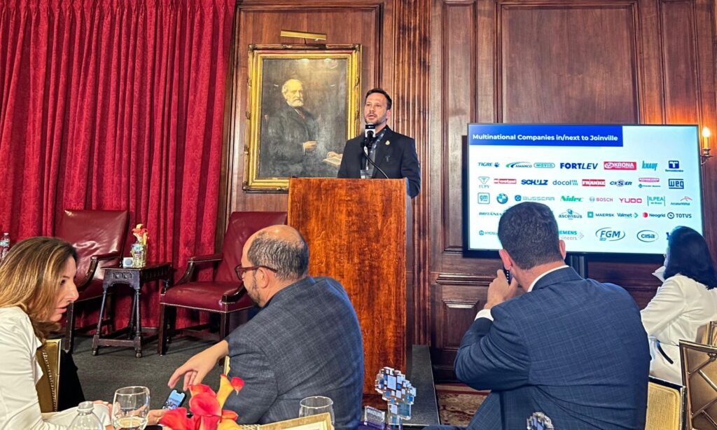 Prefeitura apresenta potencialidades de Joinville para investidores nos Estados Unidos