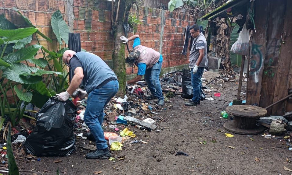 Joinville faz mutirão de combate à dengue no Jardim Paraíso