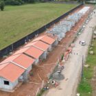 Casas em construção
