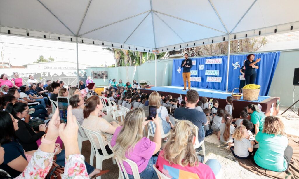 Semana Nacional da Educação Infantil tem exposição de trabalhos das crianças e oficinas para familiares em Joinville