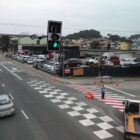Semáforo instalado em via
