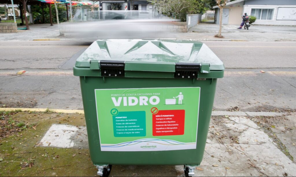 Prefeitura de Joinville implanta sistema de coleta de embalagens de vidro