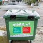 Ponto de descarte voluntário (PEVs) específicos para a coleta de vidro