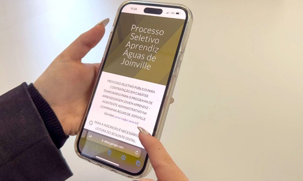 Programa Jovem Aprendiz da Companhia Águas de Joinville prorroga inscrições