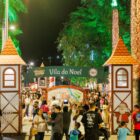 Pessoas visitam a Vila do Noel
