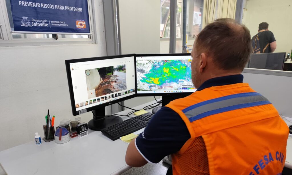 Defesa Civil de Joinville baixa Plano de Contingência para Alerta Amarelo
