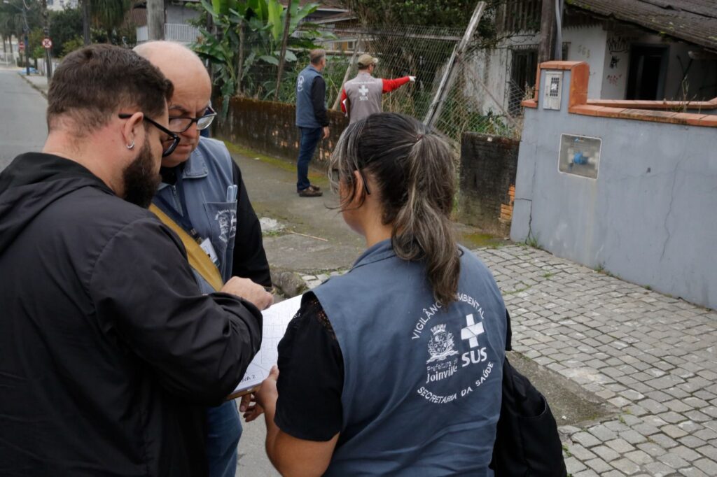 No “Dia D de Mobilização Nacional contra a Dengue”, Joinville realiza mutirão no bairro João Costa