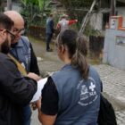 Agentes da vigilância ambiental em campo