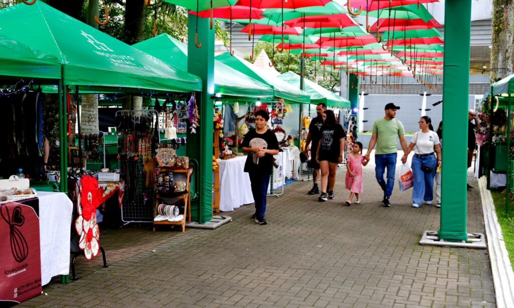 Feira Natal Feito à Mão oferece opções de presentes feitos por produtores joinvilenses