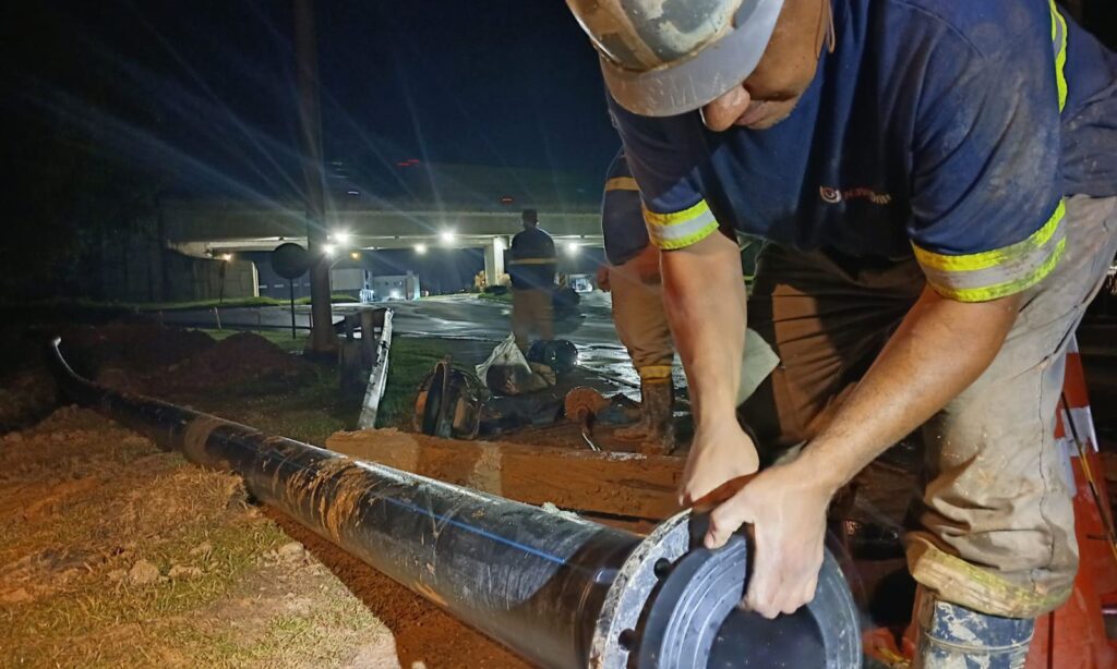Manutenção em rede de água do bairro Rio Bonito é concluída