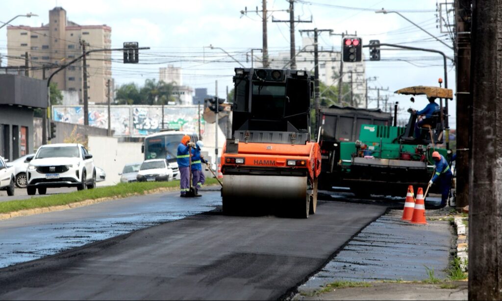 Finalização das obras em trecho da avenida Cel. Procópio Gomes continua nesta quinta e sexta-feira