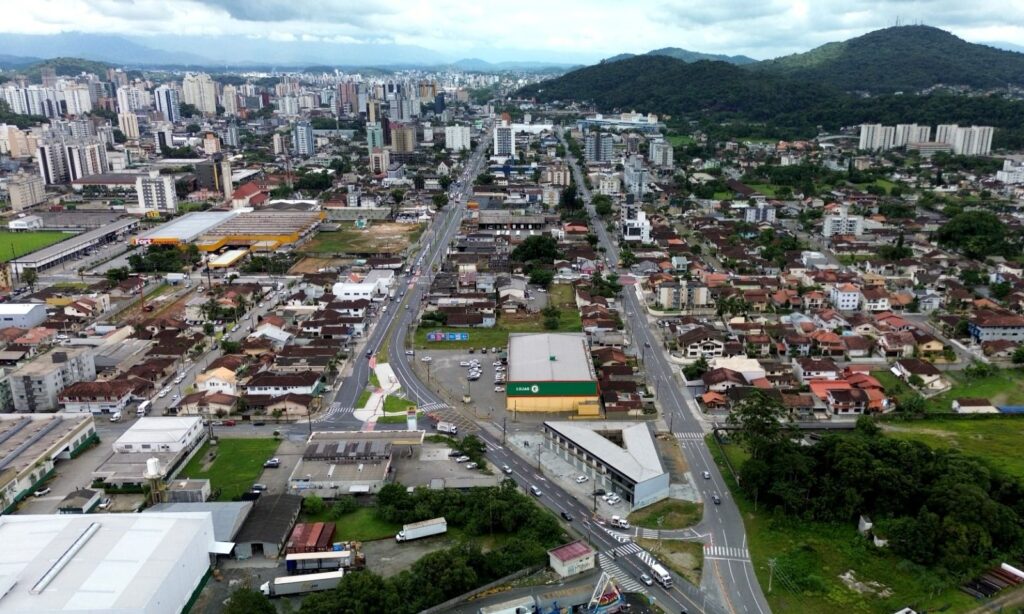 Binário das ruas Procópio Gomes e Urussanga começa a ser implantado nesta sexta-feira em Joinville