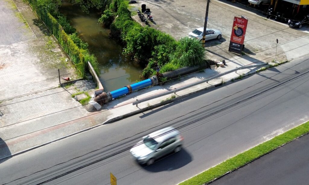 Rede de esgoto será substituída em trecho da Av. Coronel Procópio Gomes