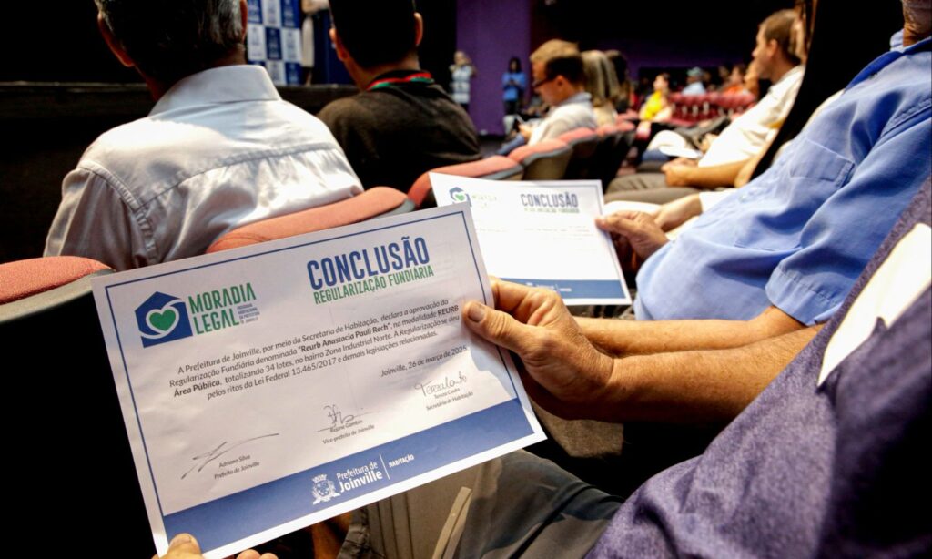 Prefeitura de Joinville atinge a marca de mais de 5 mil Reurbs entregues desde 2021