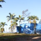 Reservatório de água em estação de tratamento