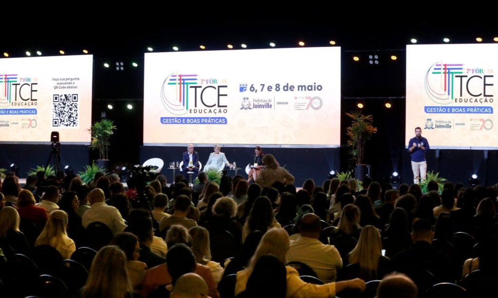 Joinville apresenta boas práticas durante o 7º Fórum TCE Educação