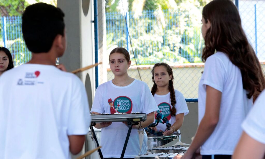 Mostra de Fanfarras do programa Música na Escola reunirá mais de 900 alunos da rede municipal de Joinville neste sábado