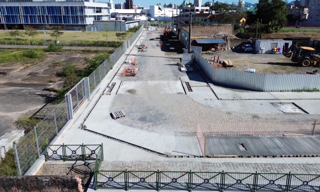 Prefeitura de Joinville avança com as obras do Parque Linear Porto Cachoeira