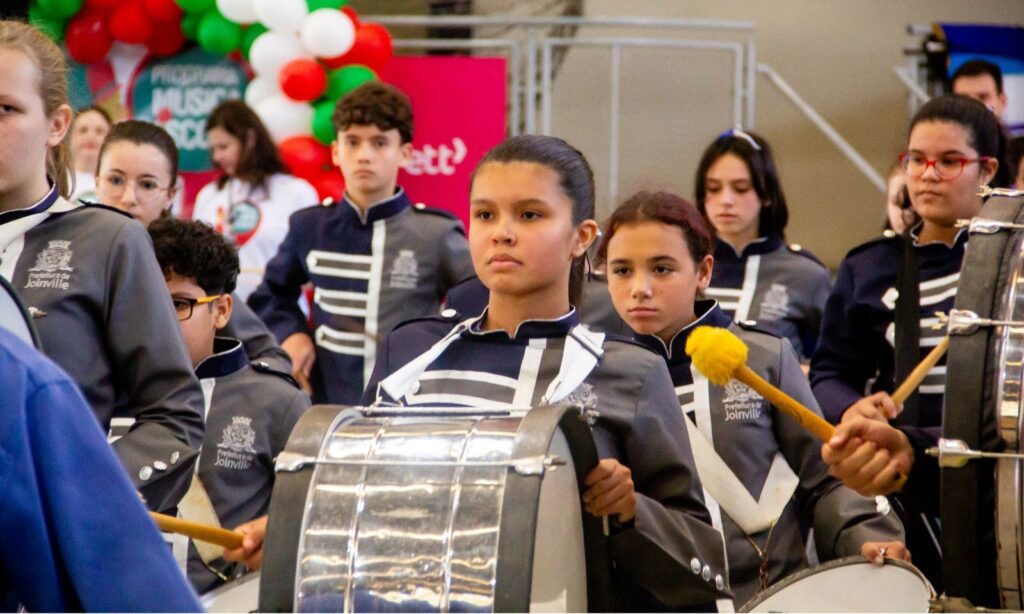 Três Escolas Municipais participam do 37º Concurso de Bandas e Fanfarras neste sábado em Gaspar