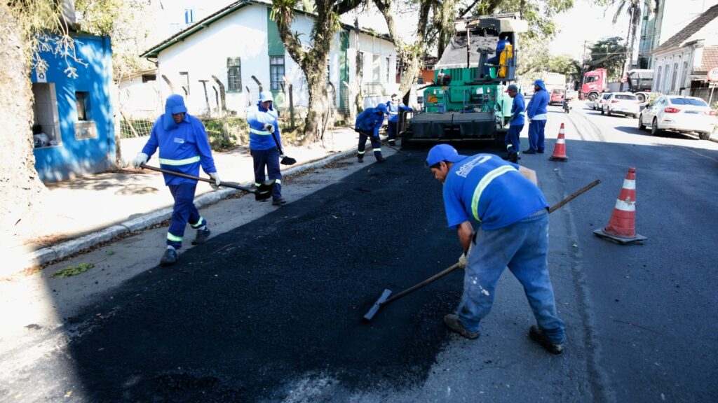 Investimento em pavimentação da Prefeitura de Joinville superou os R$ 370 milhões
