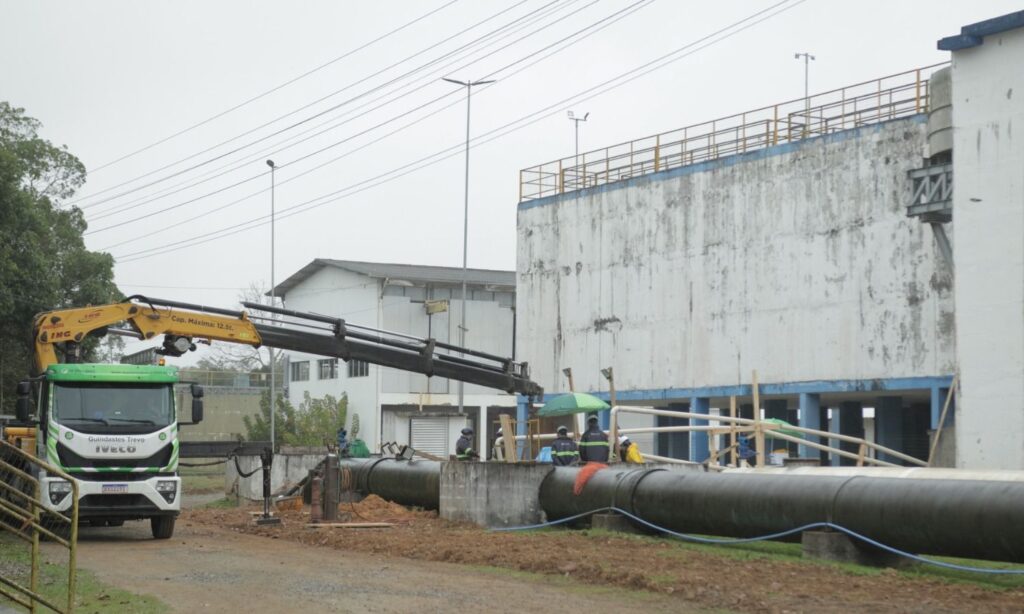 ETA Cubatão é religada após conclusão de obra de manutenção na interligação de adutoras