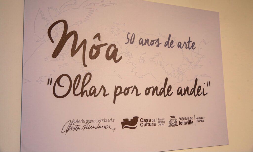 Circuito de exposições celebra 50 anos de carreira do artista joinvilense Môa