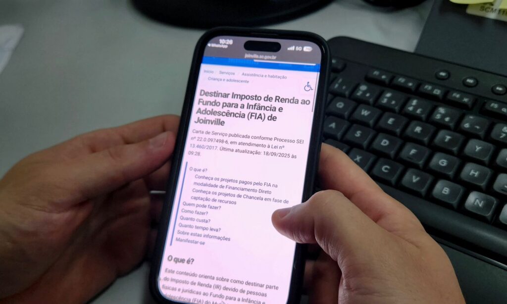 Fundos sociais de Joinville podem receber até o final do ano doações de parte do Imposto de Renda
