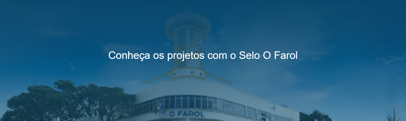 Imagem do prédio do Farol, da Prefeitura de Joinville.