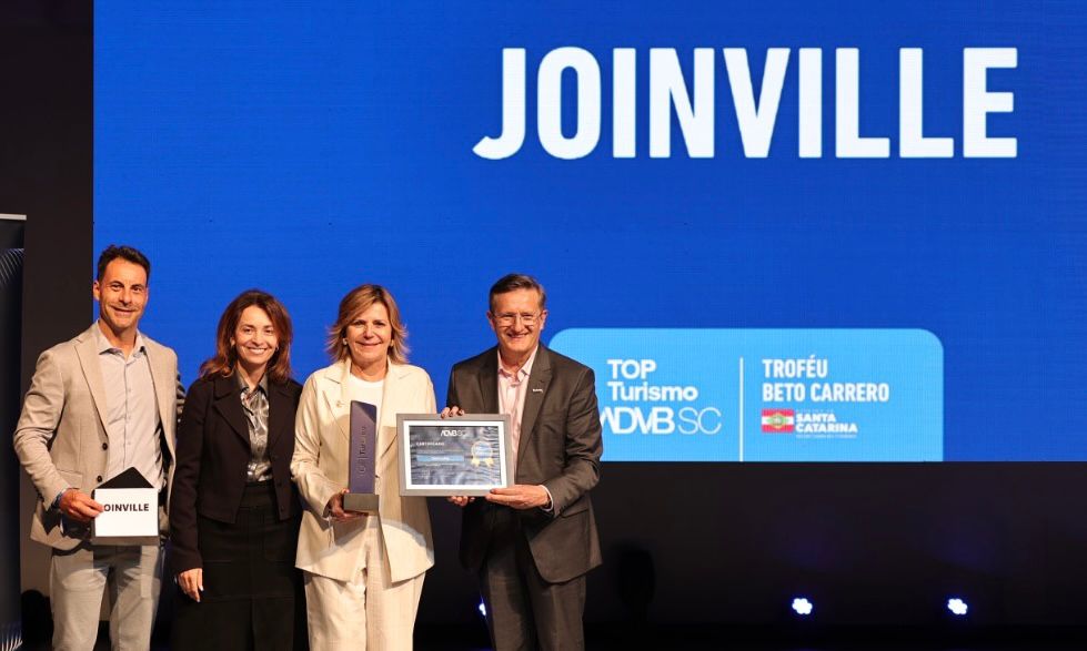 Joinville vence Prêmio Top Turismo ADVB/SC 2025, na categoria Destino Turístico