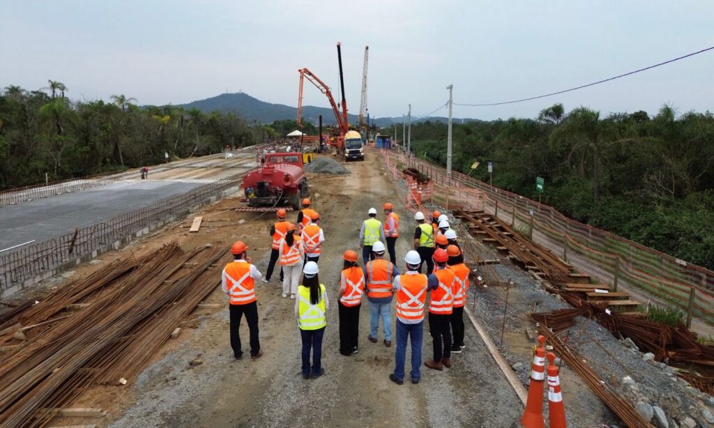 Comitiva do Fonplata e Governo Federal realiza visita técnica em Joinville