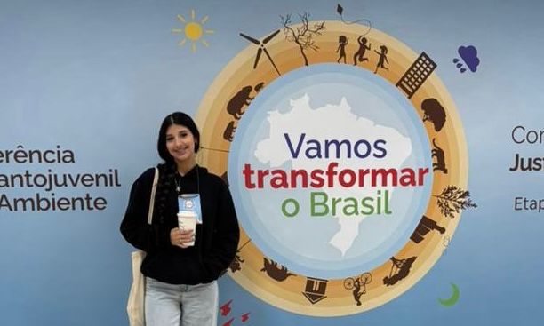 Aluna da Rede Municipal de Ensino participa da etapa estadual da Conferência Nacional Infantojuvenil do Meio Ambiente