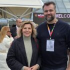 Prefeita Rejane com o secretário de Cultura e Turismo Guilherme Gassenferth