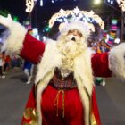 Papai Noel desfila