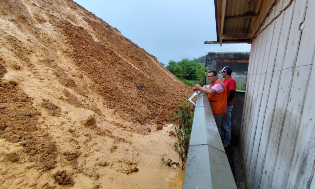 Plancon de Joinville é elevado para nível Amarelo após ocorrências registradas em função da chuva