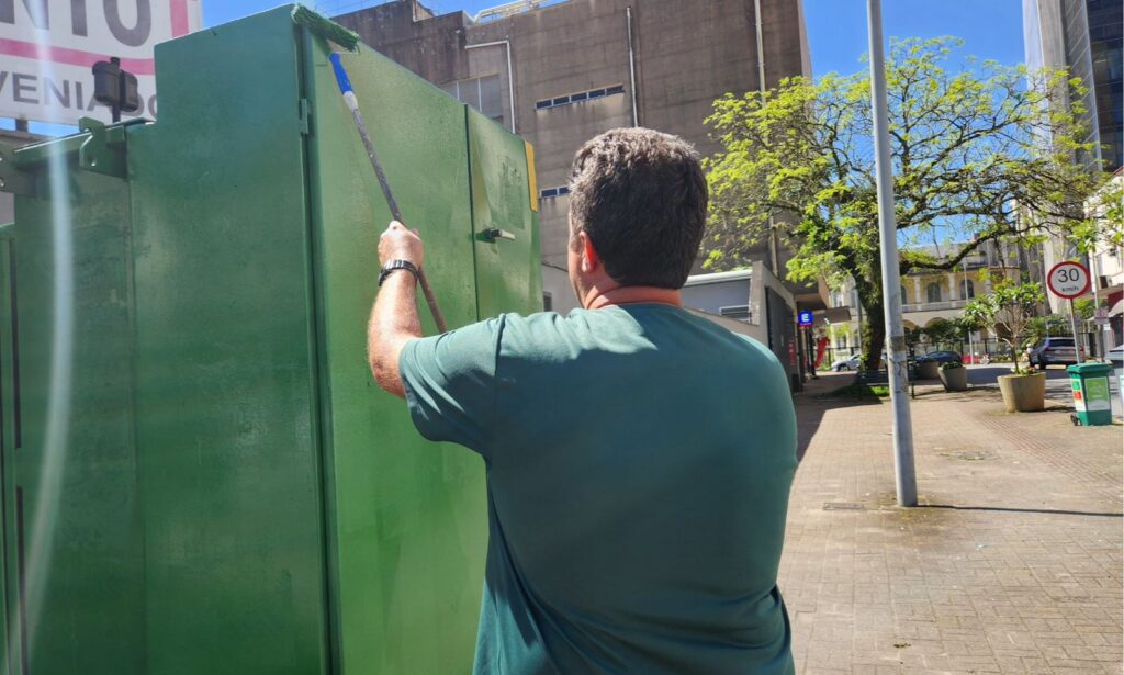 Prefeitura realiza Mutirão de Combate à Pichação no Centro de Joinville neste sábado