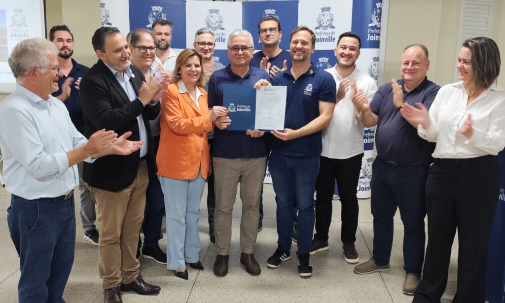 Com investimento de R$ 24 milhões, Prefeitura de Joinville autoriza início de obras de duplicação do último trecho da avenida Santos Dumont