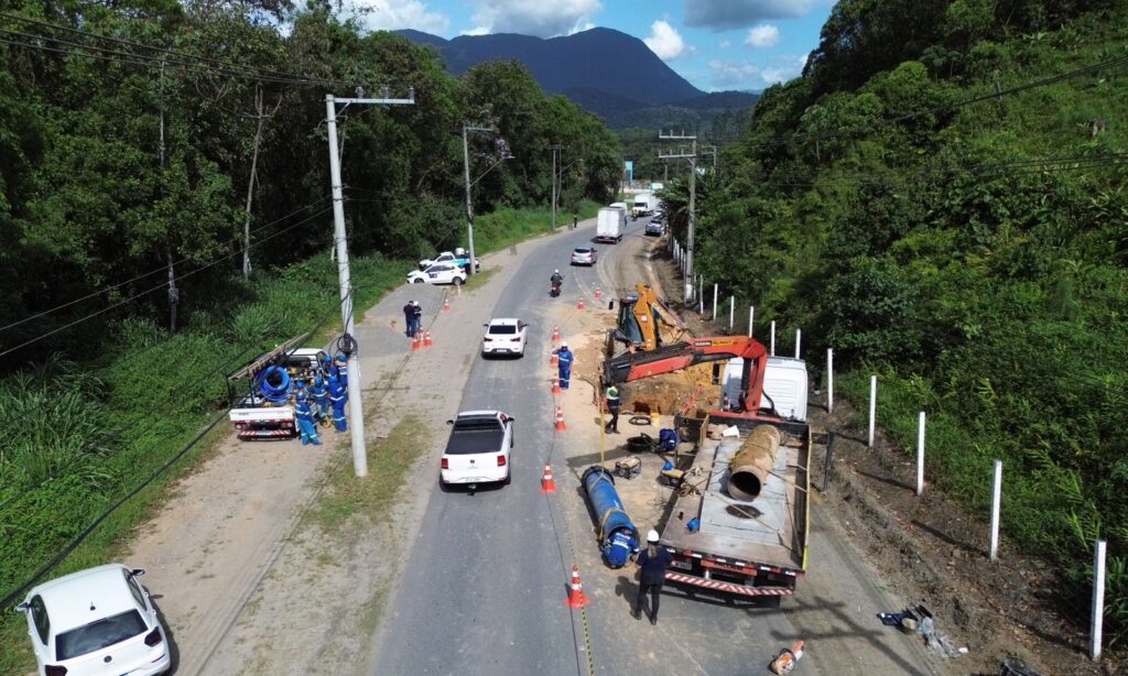 Estação de Tratamento de Água Cubatão tem paralisação temporária para obra emergencial em adutora na zona Norte