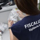Fiscal com produtos confiscados
