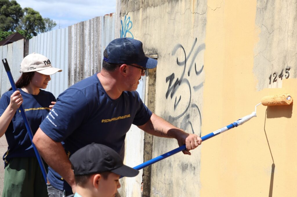 Joinville dá continuidade nas ações de combate à pichação com mutirões nesta sexta-feira e sábado
