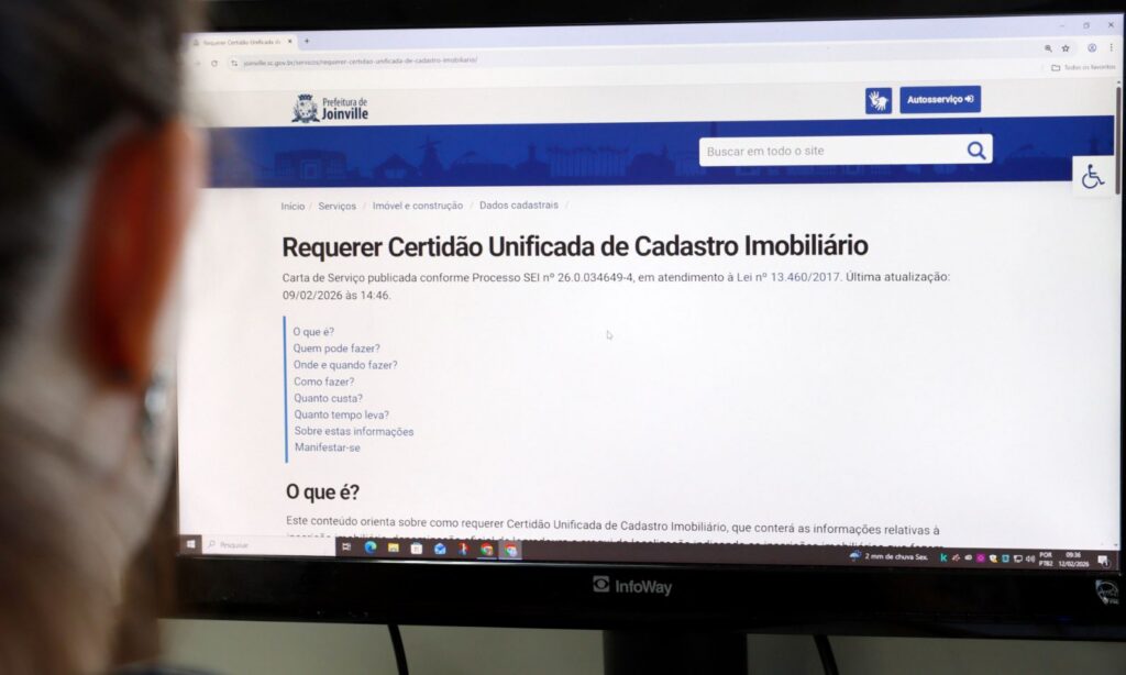 Prefeitura de Joinville promove desburocratização e unifica serviços relacionados ao cadastro imobiliário