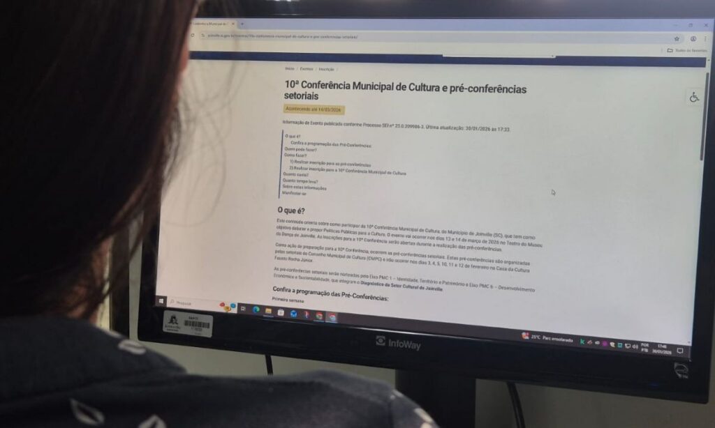 Inscrições abertas para as pré-conferências da 10ª Conferência Municipal de Cultura de Joinville