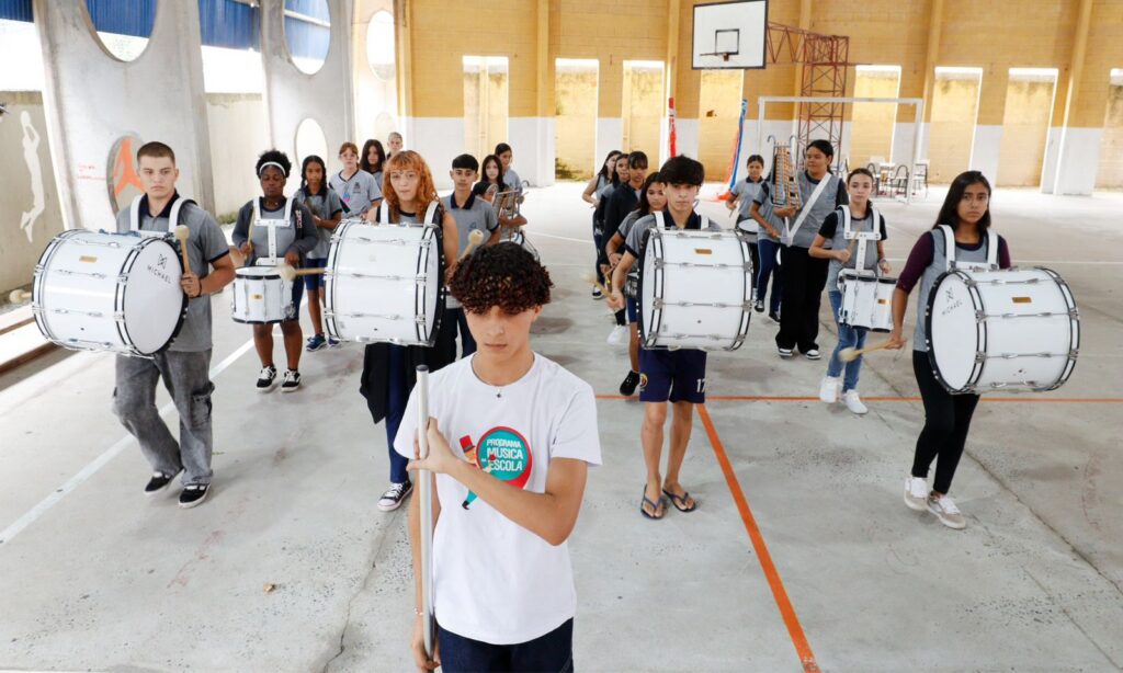 Fanfarras de Escolas Municipais se preparam para o Desfile Comemorativo de aniversário de Joinville