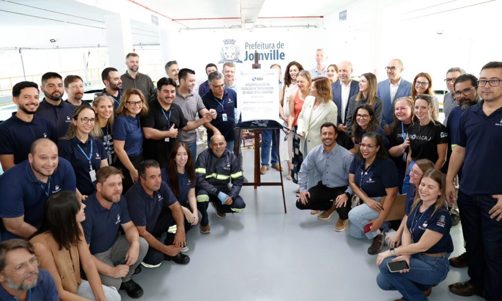 Conclusão da modernização da ETA Cubatão promove qualidade, eficiência energética e segurança operacional ao abastecimento de água em Joinville